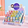 Lipstick candy kids fruit flavor creative lipstick candy snacks toys 61 glitter lollipop kids glow candy. 
