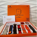 S100 Ultra Max Smart Watch 7 Straps 2.2 IPS Display Smart watch For men Women  Stylish Design Bluetooth Calling Navigation Locator Sleep Monitoring Wireless Charging By. 