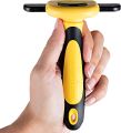 DakPets Pet Grooming Brush Effectively Reduces Shedding by up to 95% Professional Deshedding Tool for Dogs and Cats. 