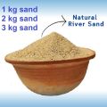 Sand 1 kg Useful for Plants and Aquarium Purpose/Pure narueal River Sand 3kg. 