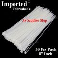 Imported Best Quality Transparent Crystal Clear White Nylon Cable Tie Nylon Cable Ties Plastic Self Lock Tie Self Adhesive Cable Tie Zip Tie Cable Wire Holder Car Wheel Cup Holder Strap Network Cable Cord Wire Tie Zip Strap Plastic Power Tools. 
