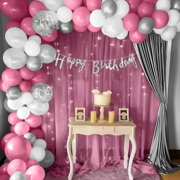 Beautiful%20Happy%20Birthday%20Decoration%20Set%20for%20Boys%20&%20Girls%20Including%20Birthday%20Banner,%20Latex%20Balloons,%20Metallic%20Balloons,%20Fairy%20Light,%20Adhesive%20Hook,%20Arch%20Tape%20&%20Net%20Curtains,%20Pink%20&%20Blue%20Birthday%20Decoration%20Full%20Set%20Items%20-%20Image%204