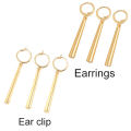 Anime One Piece Earrings Roronoa Zoro Ear Clips Stud Halloween Fashion Cosplay Accessory. 