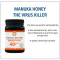 Manuka Doctor - Manuka Honey MGO 40+ Multifloral - Pure & Natural Honey From New Zealand - 500 gm - Certified by New Zealand Govt.. 