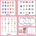 Children Charm Bracelet Making Kit Supplies Bead Creative Diy Bracelet Handmade Crystal Jewelry Kid Bracelet Gift Box Set. 