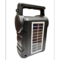 Solar bluetooth speaker wireless portable outdoor speaker 4 inch with torch light FM radio USB , Memory Card TWF mp3 music player. 