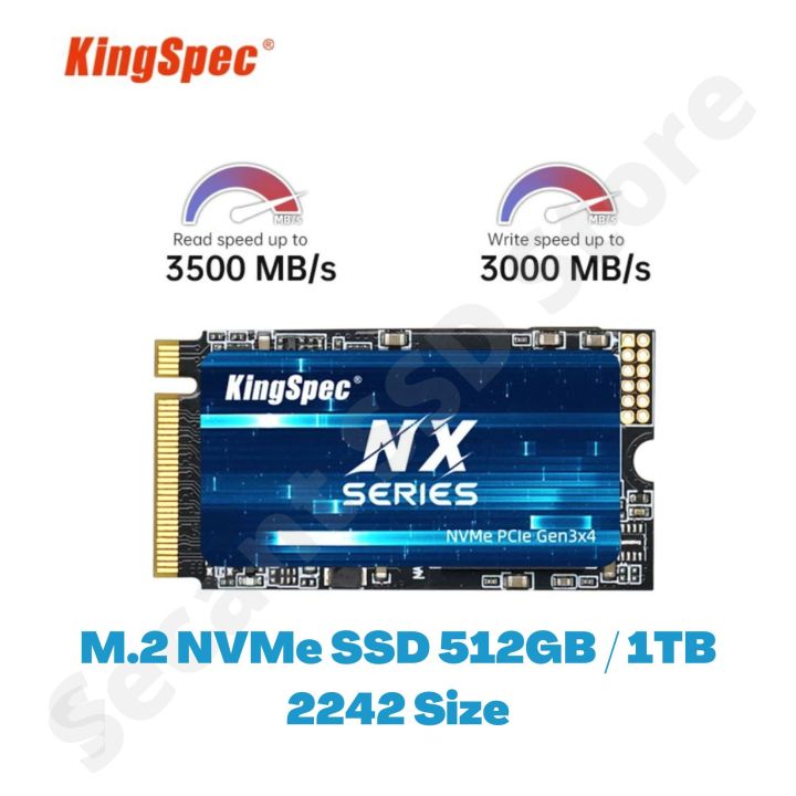 KingSpec NX Series M.2 2242 NVMe SSD PCI-e Gen 3.0 x 4 Solid State Drive 2242 SSD M2 Internal SSD for Laptop