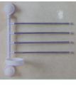 Towel Hanger for bathroom Shower room Suction cup Rotating Rack Bathroom. 