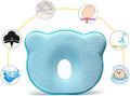 Head Shaper Pillow Memory Foam Newborn Infant baby Round Head  Breathable Ergonomic Cushion 0~18M. 