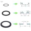 Rubber Washer Pool Pump Gasket Replacement Gasket Pool Equipment Parts Plunger Pool Column Rubber Gasket for Replacement Large Strainer. 