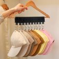 Baseball Cap Organizer Hanger 10 Clips Hat Holder Organizer for Closet Hats Socks Scarf Storage Rack for Hang Ball Caps Display. 