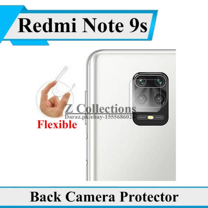 Xiaomi Redmi Note 9s Back Camera 9H Gorilla Flexible Protector