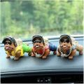Universal Car Interior Decoration Pubg Bull Dog With Cloths and Welding Hat Hanging Car PittBull 1 Pc. 