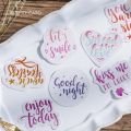 imoda 45Pcs/box English Alphabet Cute Diary Journal Stationery Flakes Scrapbooking DIY Decorative Stickers. 