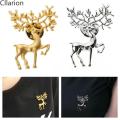 Men and women  Year gifts literary retro Elk antler shirt brooch collar needle antilight collar buckle collar collar clip female. 