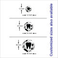 Dentist Tools Wall Sticker for Dental Clinic, Decorative Vinyl Sticker for Office Space. 