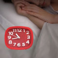 Table Clock Battery Operated Desktop Small Alarm Needle Clock. 