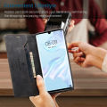 lthmy for Huawei P30 Pro Vintage Leather Flip Cover Stand Magnetic Closure Shockproof Protective Case. 