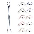 5 Pcs Quality Anti-drop Windproof Hat Strap Elastic Adjustable Hat Chin Cord Straps Removable Hat Windproof Rope Women. 
