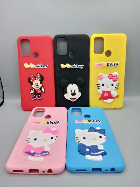 Infinix Hot play Back Cover Mickey and Minnie Mouse Hello Kitty