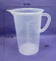 1L Plastic Graduated Beakers with Handles, Measuring Beaker 1000ml Plastic Measuring Cup. 