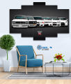 NIssan GTR 5 Piece Modular HD Printed Wall Frame. 