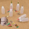 Dropshipping!! Henna Tattoo Applicator Squeeze Plastic Drawing Bottle Detailing Nozzle Tip Set. 