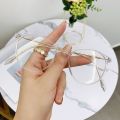 New Fashion Anti-Blu-Ray Women Eyewear Retro Myopia Men Eyeglasses Frame Trend Optical Computer Transparent Universal Glasses. 