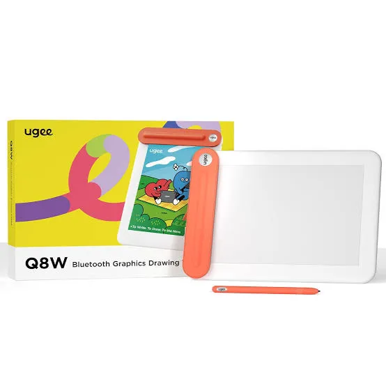 Drawing%20Tablet%20with%20Bluetooth%205.0,%20UGEE%20Q8W%20Tracing%20Drawing%20Pad%20with%208inch%20Large%20Active%20Area,Digital%20Drawing%20Tablets%20with%208192%20Levels%20Battery-Free%20Stylus%20Support%20Windows/Mac/Chromebook%20-%20Image%206