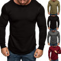 Men Shirt Comfy Wear Resistant Spring Base Shirt. 