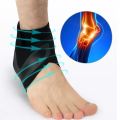 Adjustable Foot Ankle Support Belt Foot Injury Pain Wrap Strap Safety Protector Foot - Large. 