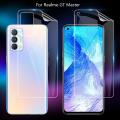 REALME_ GT_ Master_ Front and Back Hydrogel film jelly protector. 