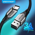 Vention S ype C Cable for Samsung oco S21 3A Fast Charging S C Charger ate Wire for Xiaomi edmi ote 8 ype-C Cabo Cable. 