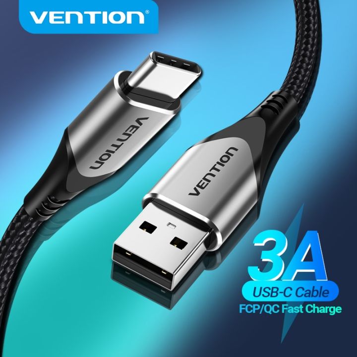 Vention S ype C Cable for Samsung oco S21 3A Fast Charging S C Charger ate Wire for Xiaomi edmi ote 8 ype-C Cabo Cable