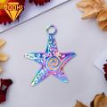 Starfish Necklace Colorful Starfish Pendant Lightweight Stainless Steel Jewelry for Diy Necklace Bracelet Earrings Clothes Diy Bag Pendant. 