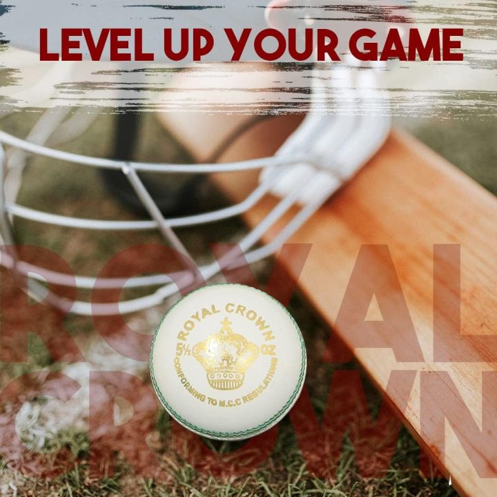 White%20Cricket%20Ball%20-%20Pack%20of%201%20Genuine%20Leather%20Cricket%20Balls%20for%20Day%20or%20Night%20International%20Standard%20Cricket%20and%20Practice%20%7C%20Bat-Friendly%20Cricket%20Ball%7C%20156g%20-%20Image%205