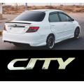 Pack of 1 City Monogram emblem Chrome for Honda city 2004-08 Good Quality. 