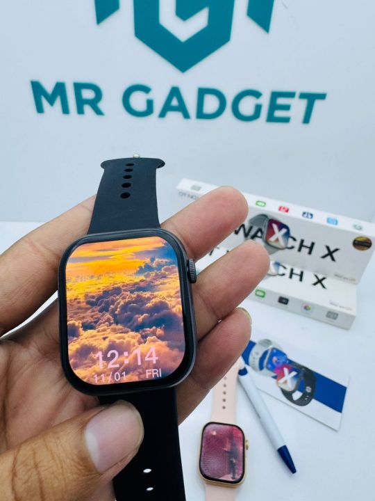 DT Watch X 10 Smart Watch AMOLED 32GB ROM BT Call Compass TWS NFC ChatGPT Game Smart Gesture 3D Vision Smartwatch For Android Ios