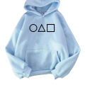Squid Games Printed Fleece Full Sleeves Hoodie For Men & Women. 