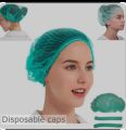 100 pcs Disposable Bouffant Hair Net Caps for Men and Women Hygienic Head Cover for Food Service, Cooking, Kitchen, Spa, Tattoo, Tanning Salons. 
