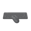 A4tech Fstyler FG3200 Air 2.4G QuietKey Compact Wireless Keyboard Mouse Combo Set - Lift in Air Multimedia Features - Silent Keyboard + Mouse - 2000 DPI - For PC, Laptop, Windows, Mac, Linux, Smart TV, Samsung Tizen. 