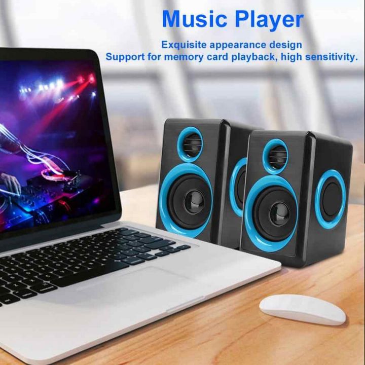 Best Quality FT-165 Prime USB Speakers - Wired Speaker for Computer and Laptops and Mobiles - Small Speakers - Prime FT 165 USB Multimedia Bass Speakers Sub Woofer Speaker