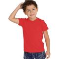 Plain Kids T-Shirt - Red. 