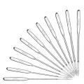 Sewing Machine Needles, 60Pcs Universal Ballpoint Sewing Machine Needles Sewing Machine Accessories for Denim Jeans. 