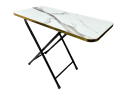 Folding Table Dining Table and Study Table Wooden Top metal Frame. 