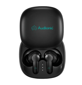 Audionic Airbud 550 Quad MIC ENC Earbuds, Gaming Mode, IPx4 Water Proof TWS Wireless Earbuds With 26 Hour Playtime Bluetooth Ear buds And Headphones