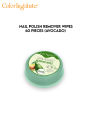 Color Institute Nail Polish Remover Wipes 40 Pieces Acetone Free With Vitamin E Moisturising Gentle. 