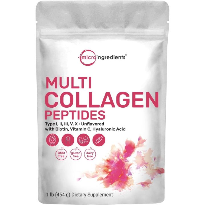 Multi Collagen Peptides Powder, 16 Oz