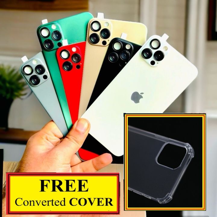 [ FREE COVER ] iPhone XR to 13 PRO Converter Sheet, Back Converter Sheet , iPhone Back Protection