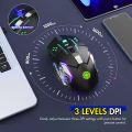 Premium Wireless Gaming Mouse RGB with 6 Buttons + Free Mouse Pad & 3-Levels DPI Control - Breathing LED Light 2.4G Optical Wireless Mouse with Side Buttons for PC Gaming, Laptop, Pubg, Mobile - By Unique Mall. 